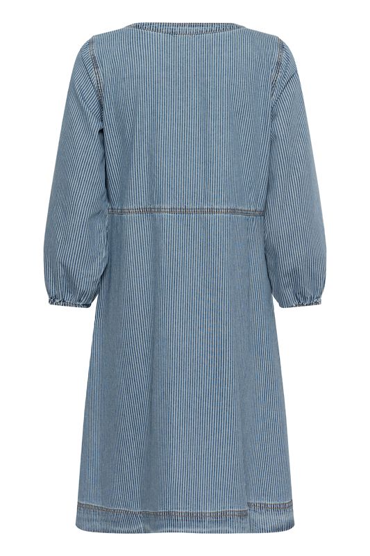 AYNA Kjole 3/4 Sleeve Blue/White Stripe