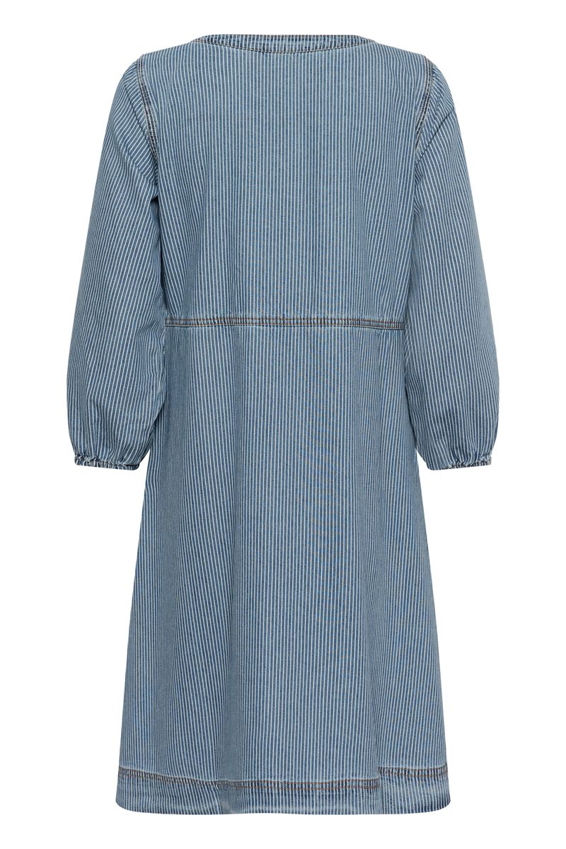 AYNA Kjole 3/4 Sleeve Blue/White Stripe