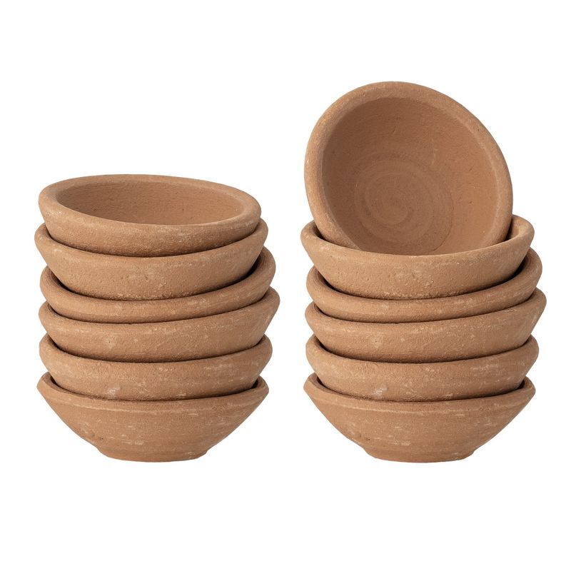 KRUKKE Terracotta Mini Skål 12-pk 