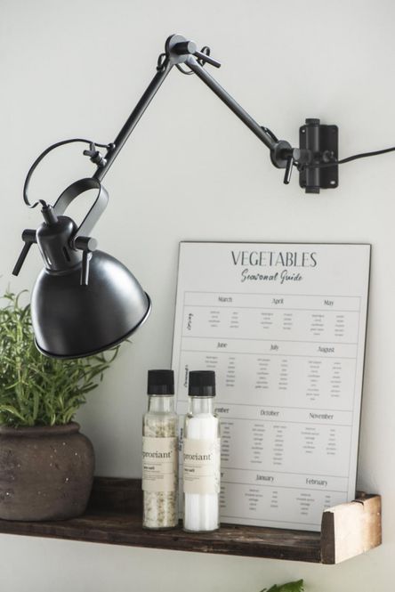 Hovedbilde VEGGLAMPE 2-arm Sort