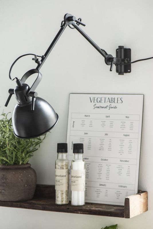 VEGGLAMPE 2-arm Sort