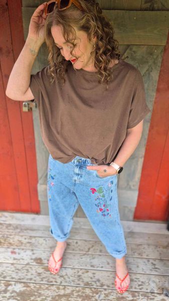 Hovedbilde TIALA Aniceta Embroidery Jeans