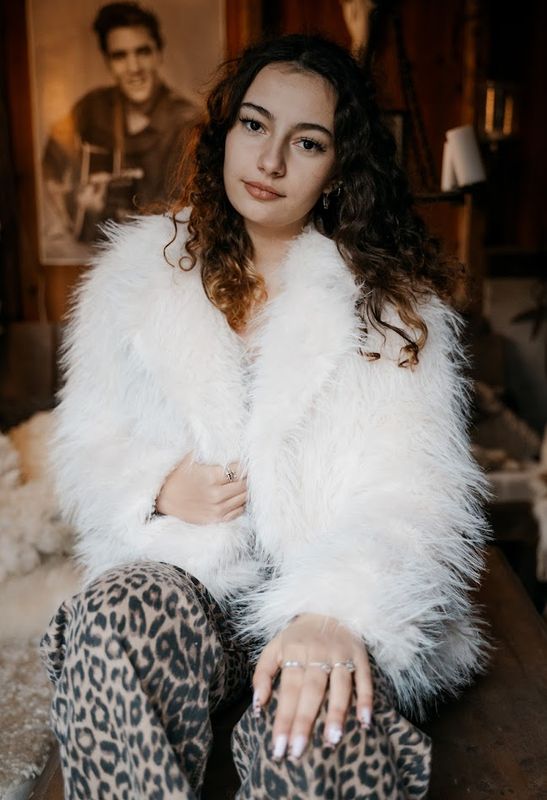 FLUFFY Jakke Off  White