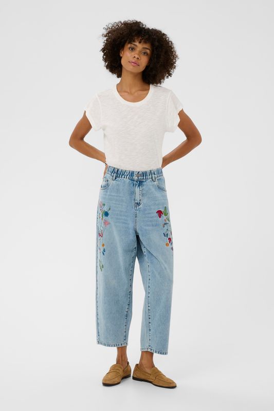 TIALA Aniceta Embroidery Jeans