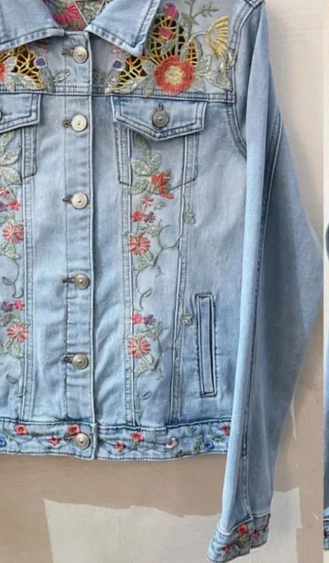 BOHEME Jeansjakke Broderi 