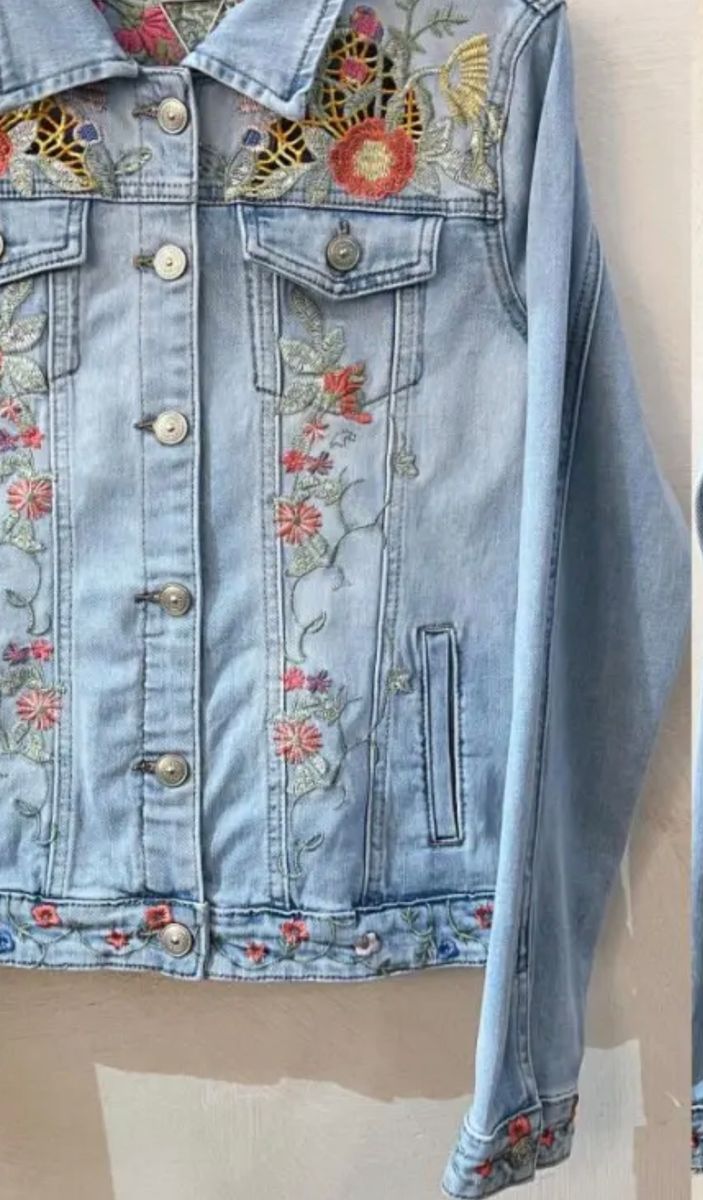 BOHEME Jeansjakke Broderi 