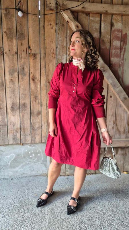 LORETTA Antoinett Kjole Chili Pepper