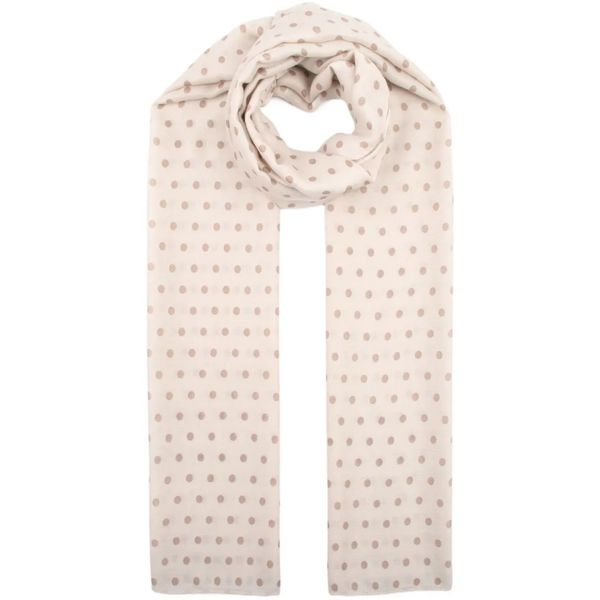 Hovedbilde Skjerf 27 Dot Print Beige