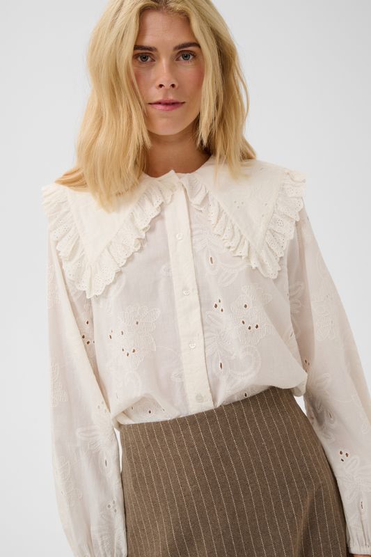 CLARAMILLE Bluse Spring Gardenia