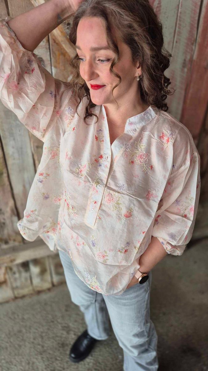 DAFNIE Baggy Jeans Grey Denim