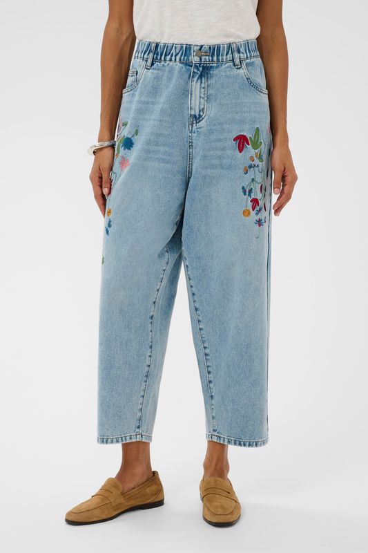 TIALA Aniceta Embroidery Jeans