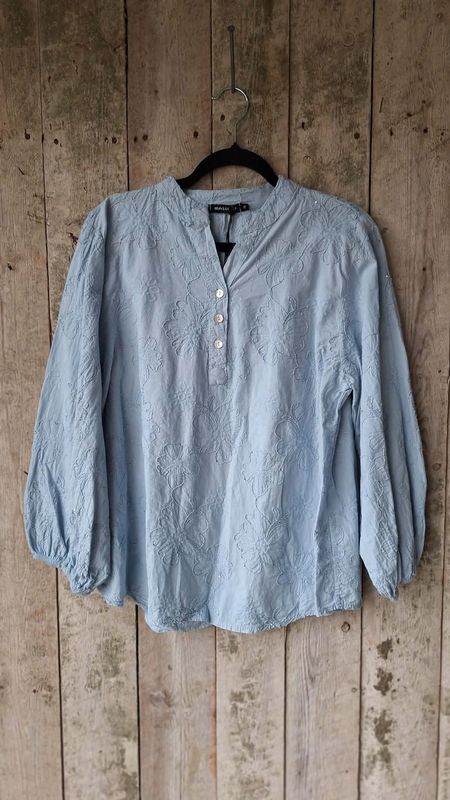MONICA Bluse Blue