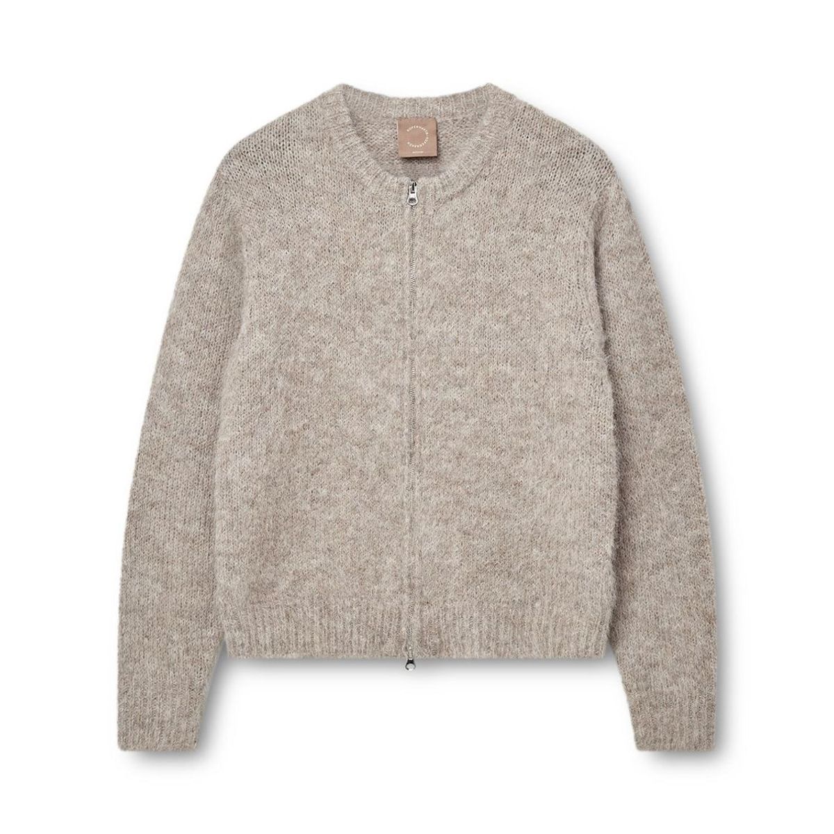 LILY Zip Cardigan Savannah Tan