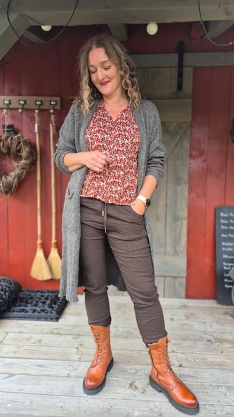 Hovedbilde SILJE Strikket Jakke Mud