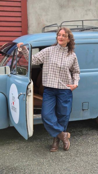 Hovedbilde JESSIE Check Blue