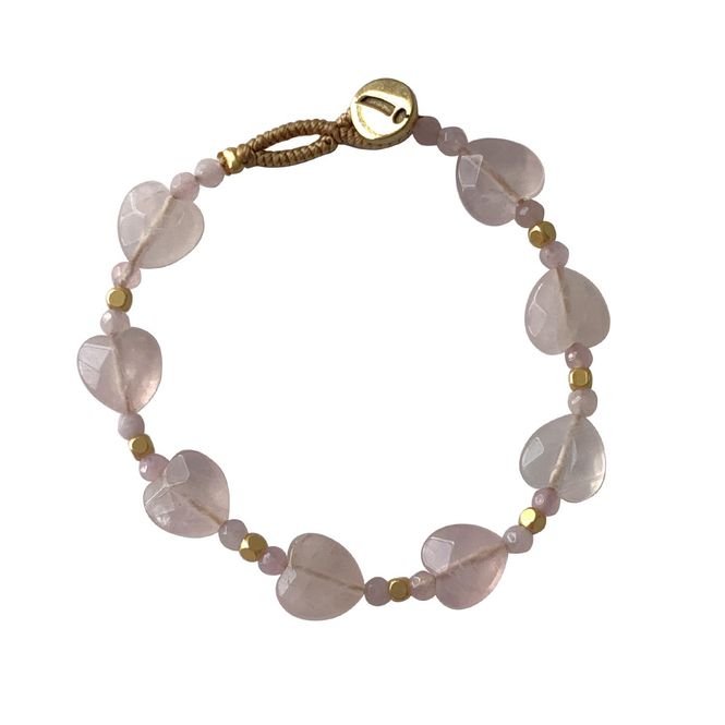 Hovedbilde LULU Armbånd Heartstone Rose Quarts 