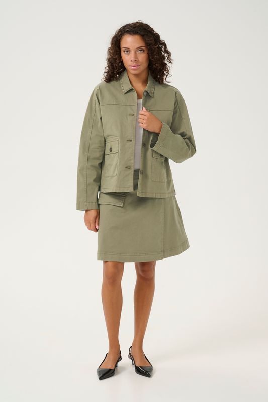 ALLY Brita Jakke Burnt Olive