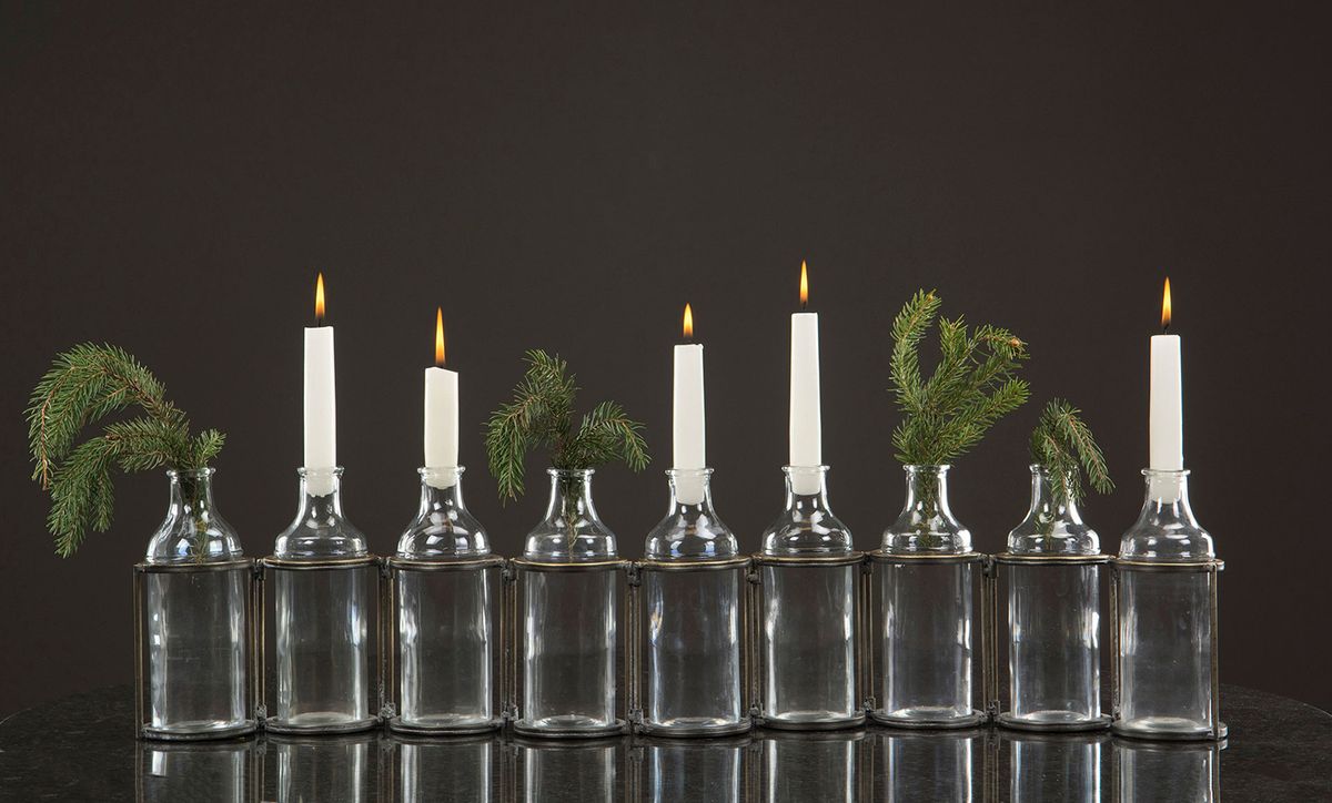 9 FLASKER i Stativ 