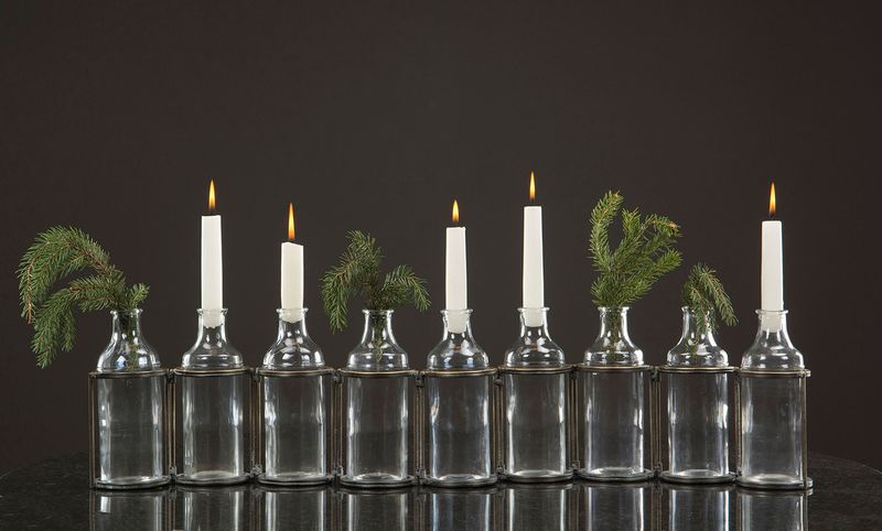 9 FLASKER i Stativ 