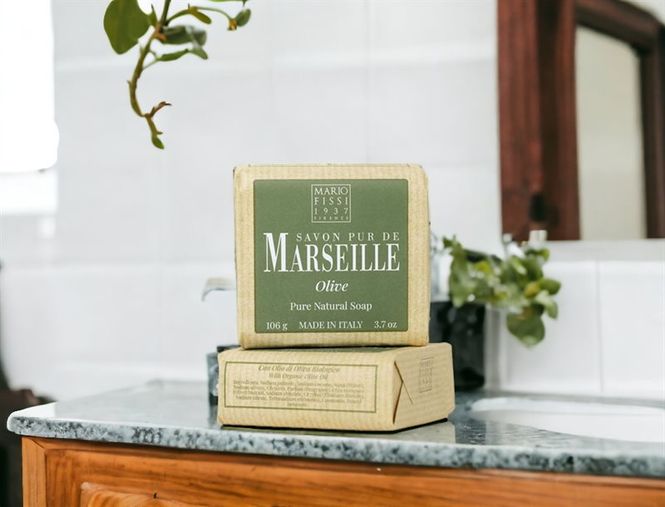 Hovedbilde SÅPESTYKKE Marseille Olive