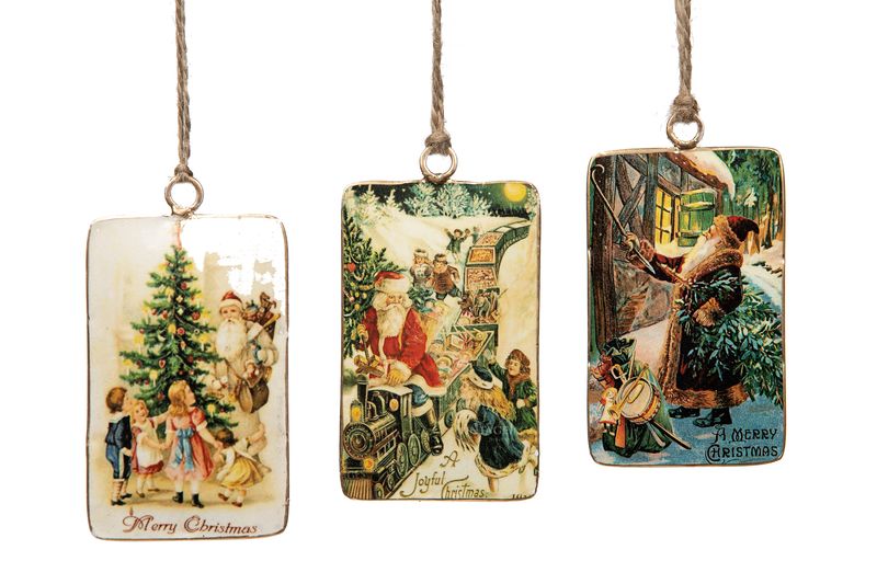 EMALJERT Julepynt Nostalgi Nisse 