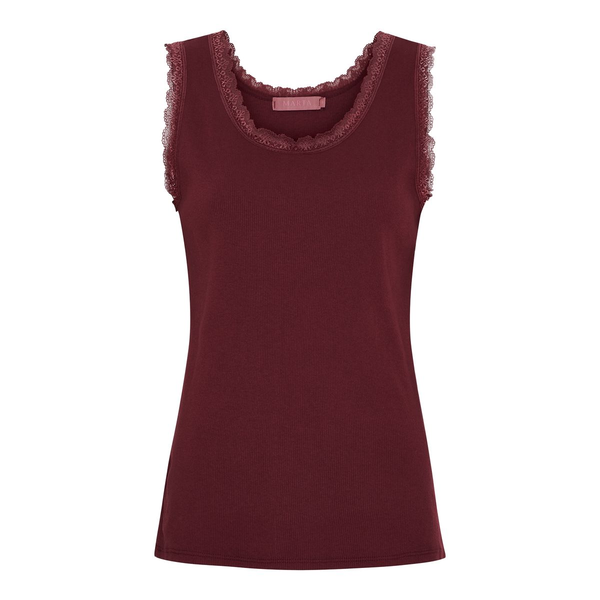 ANGELINE Topp Bordeaux