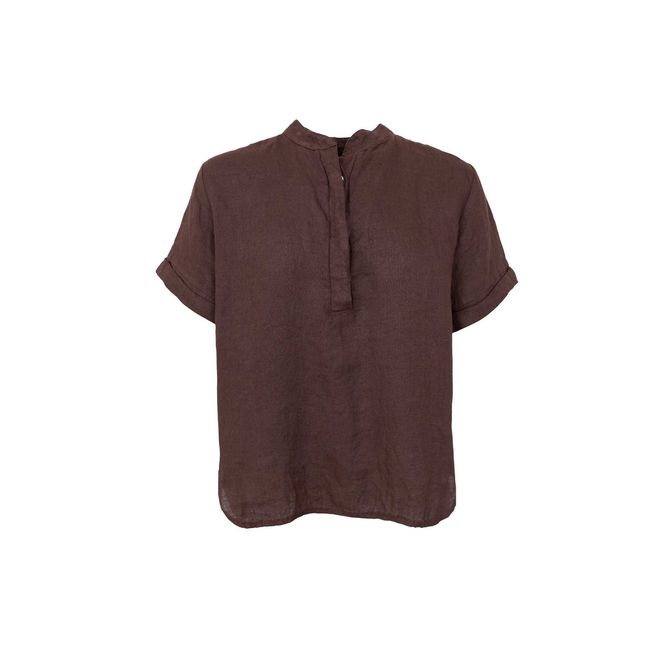 Hovedbilde MELINA Linbluse Coffee