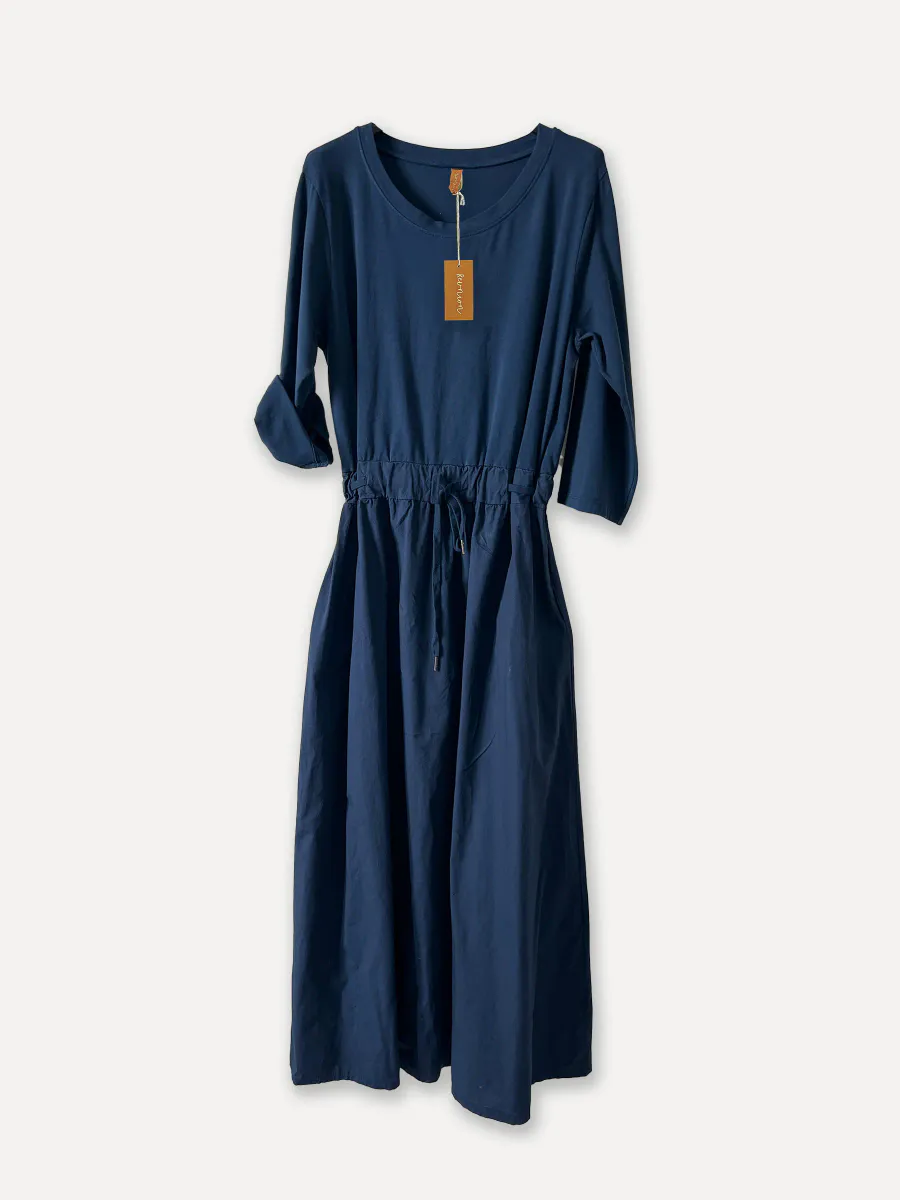 MORRIS Bomullskjole Navy 