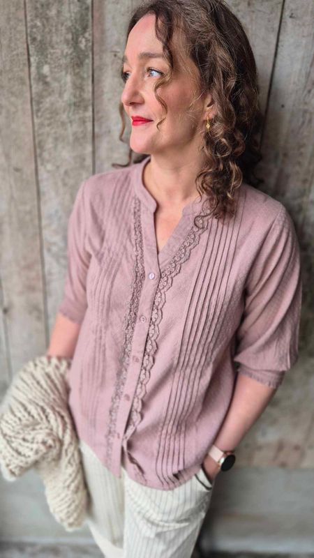 MEXICO Bluse Fawn Brun