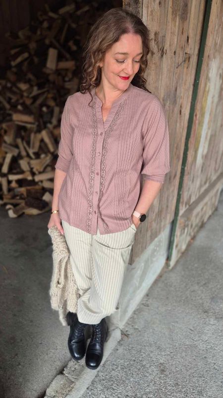 MEXICO Bluse Fawn Brun