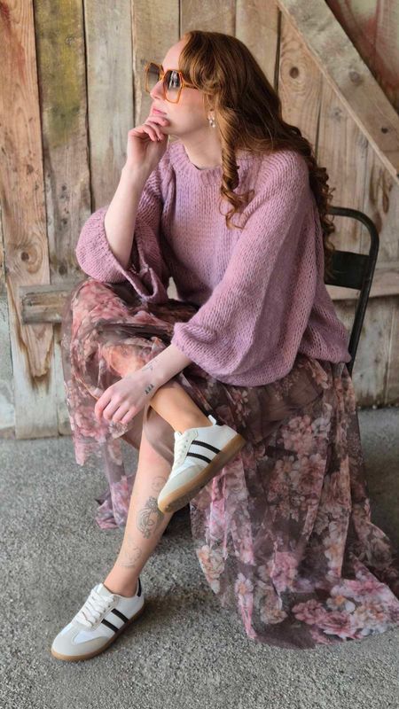 LE DUNE Genser Dusty Rose