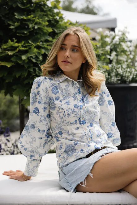 Hovedbilde BELLA Bluse Blue/White