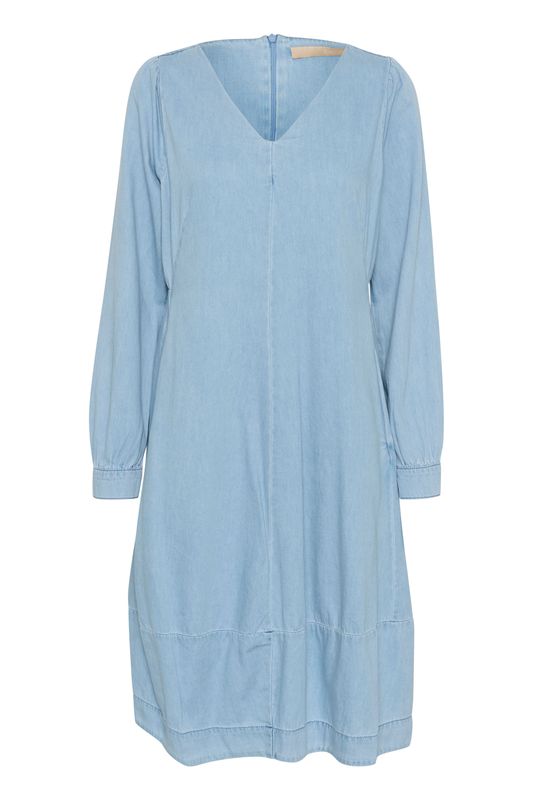 LIVIE Kjole Light Blue Wash