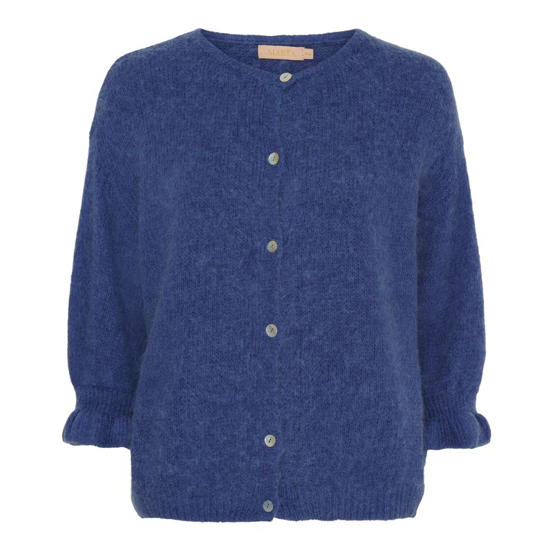JULIANA Cardigan Jeansblå