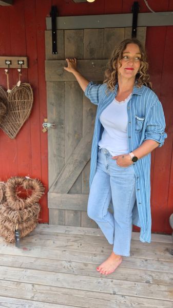 Hovedbilde SAFINA Denim Kjole med ...