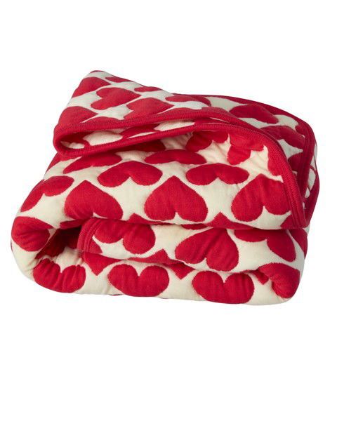 Hovedbilde QUILT Bomullspledd Heart ...