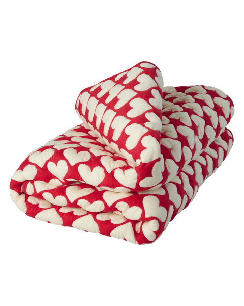 Hovedbilde QUILT Bomullspledd Heart ...