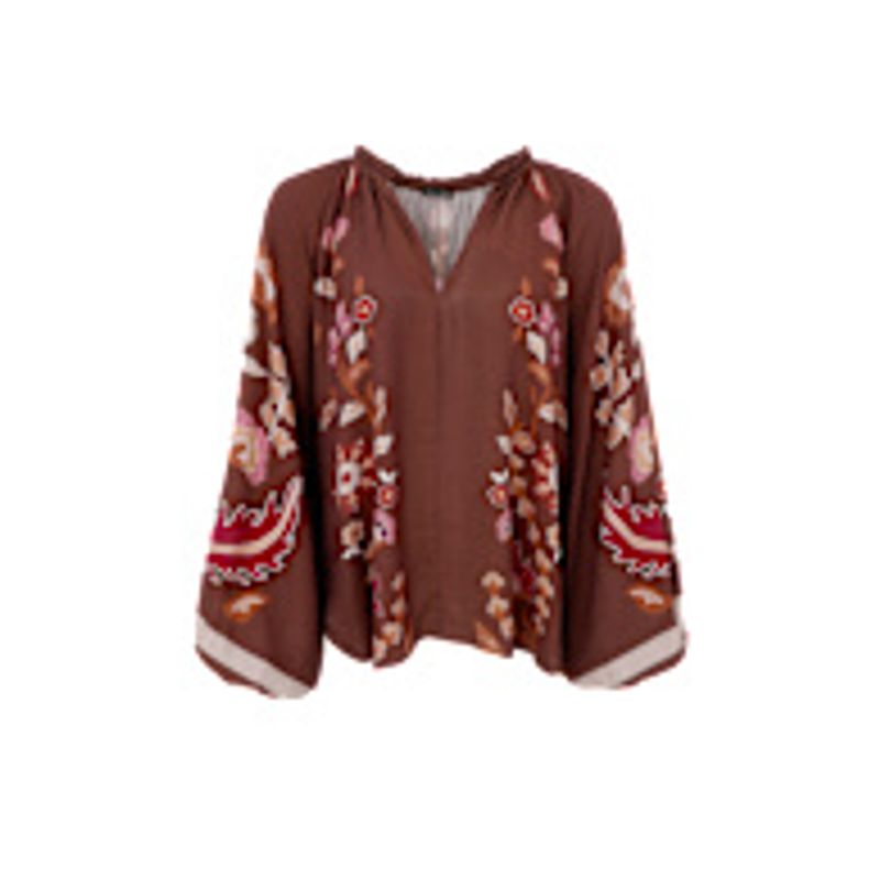 MARIGOLD Bluse Coffe