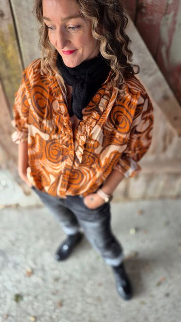 Hovedbilde KRETE Bluse Rust