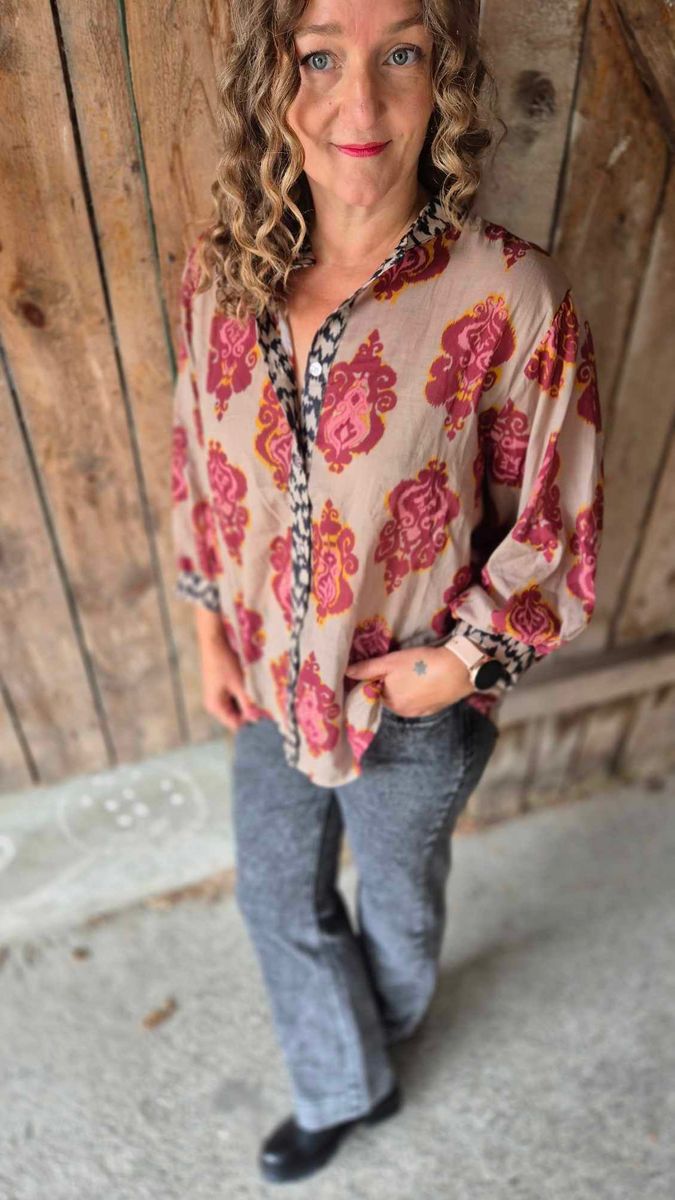 EMELDA Denim Jeans Grey Washed 