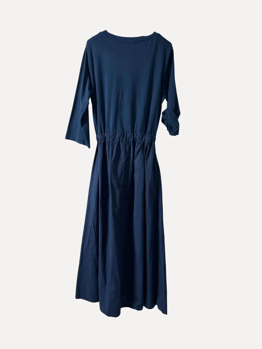 MORRIS Bomullskjole Navy 