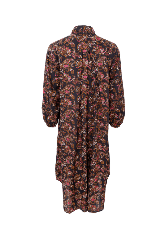 FLORA Kjole Exotic Black