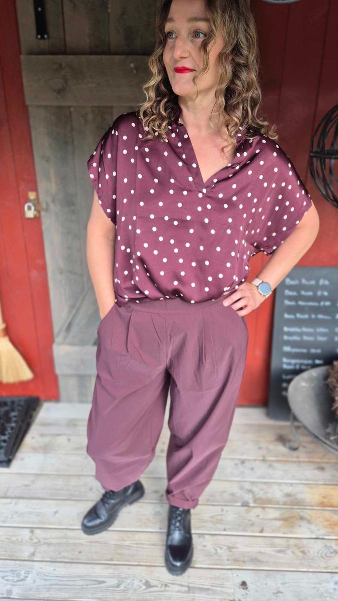 VALERY Bluse med Dots