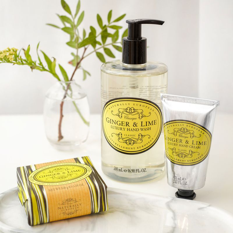 NATURAL European Håndsåpe Ingefær/Lime
