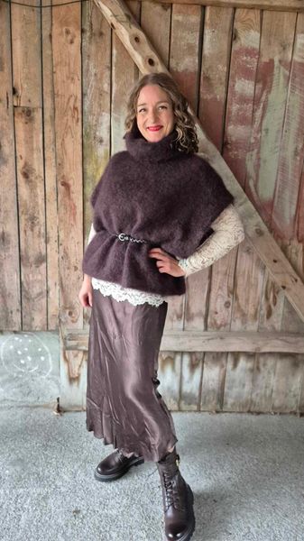 Hovedbilde GLAMMY Langt Skjørt Espresso