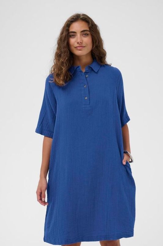 TALA Elina Kort Kjole Nautical Blue  