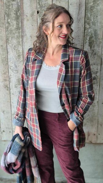 Hovedbilde NELLIE Jakke Rute Wine