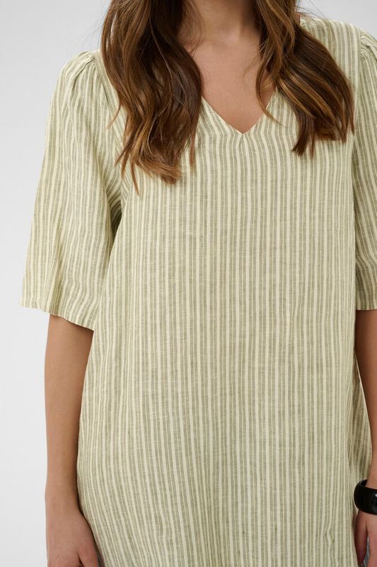 ANIELA Molly Linkjole Dusky Green/Whitecap Stripe