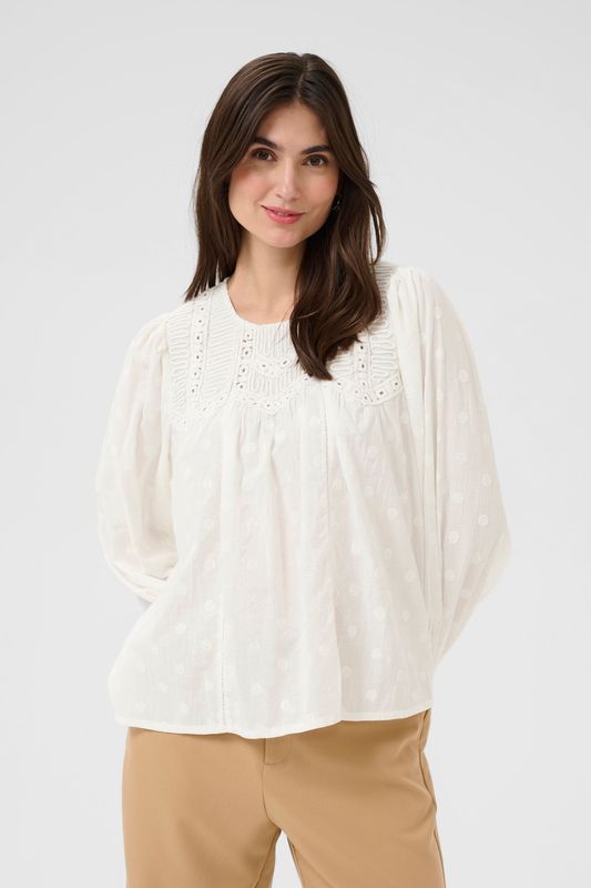 LENA Bluse Spring Gardenia