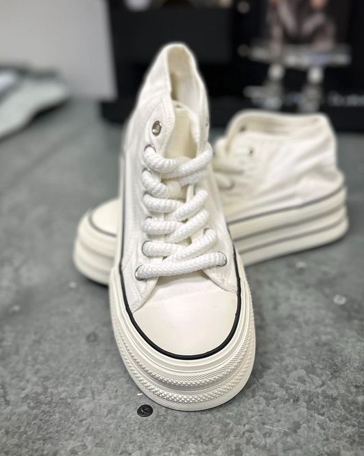 Hovedbilde SNEAKERS Platå Hvit 